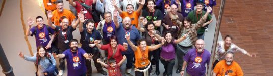 Catalan LoCo Team at the Lucid Release Party in L'octubre