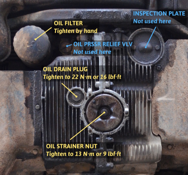 How to change oil on a Volkswagen Type 4 engine