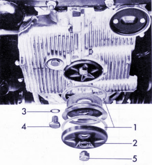 How to change oil on a Volkswagen Type 4 engine