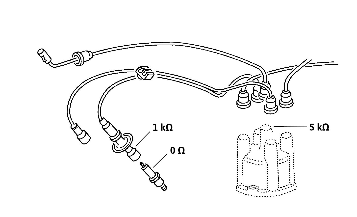 VW-type-2-ignition-lead-spark-plug-resistance