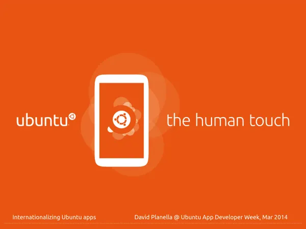 Internationalizing your apps at the Ubuntu App Developer Week