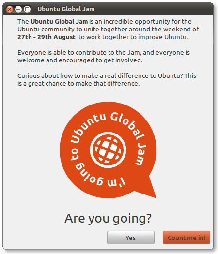 Join the fun at the Ubuntu Global Jam